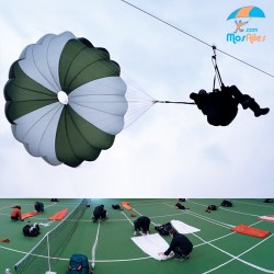 Stage largage et pliage parachute